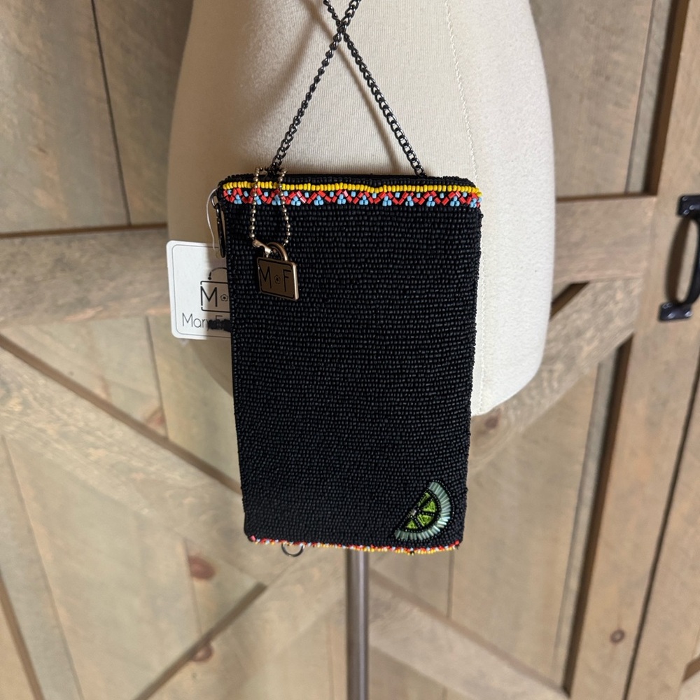 Mary Francis Salty beaded crossbody handbag with margarita New with tag - Picture 5 of 13